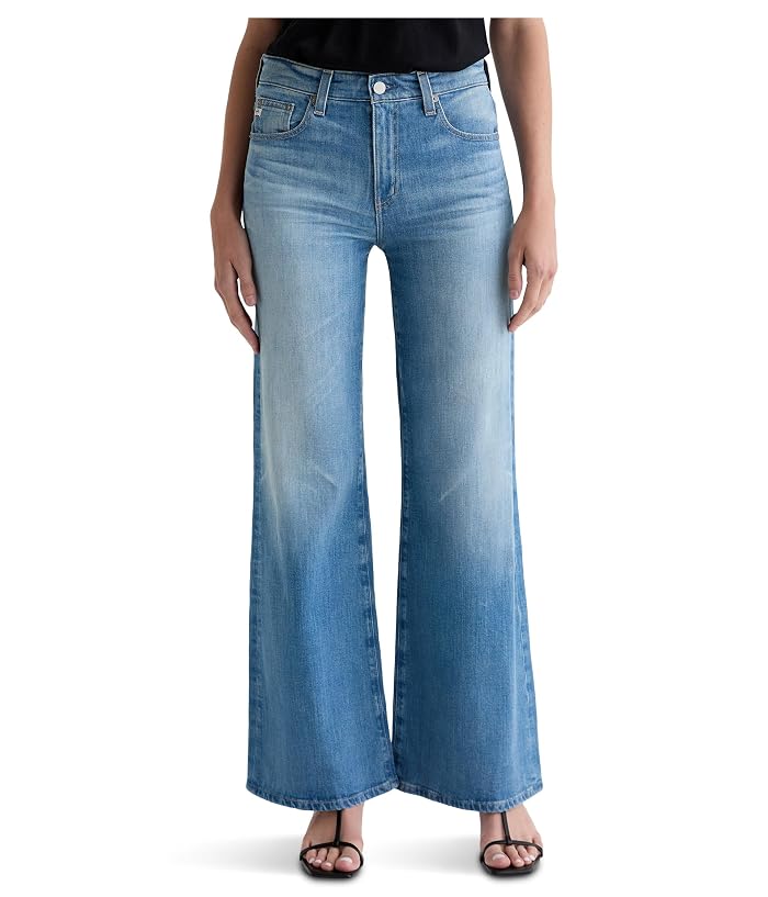 AG Jeans Saige Mid Rise Wide Leg In 18 Years Bisou