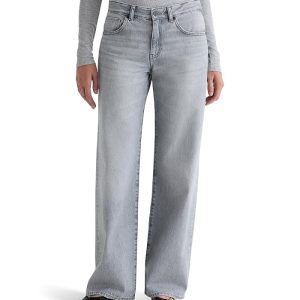 AG Jeans Adria Low Rise Baggy Wide Leg In Al Fresco