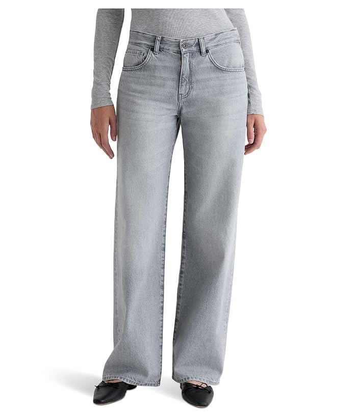 AG Jeans Adria Low Rise Baggy Wide Leg In Al Fresco