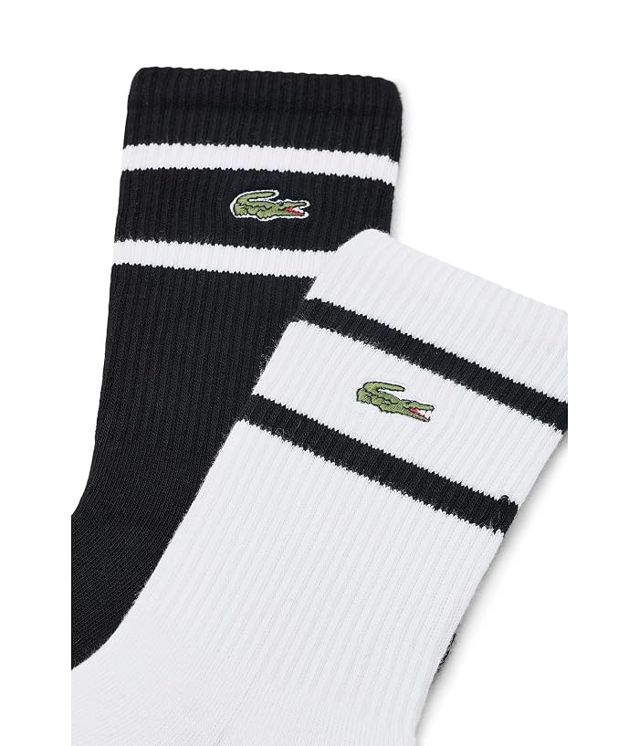 Lacoste 2-Pack Classic Striped Crew Socks - Image 2
