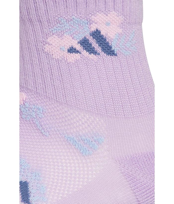 adidas Kids Athletic Cushioned 6-Pack Quarter Socks (Little Kid/Big Kid) - Image 2