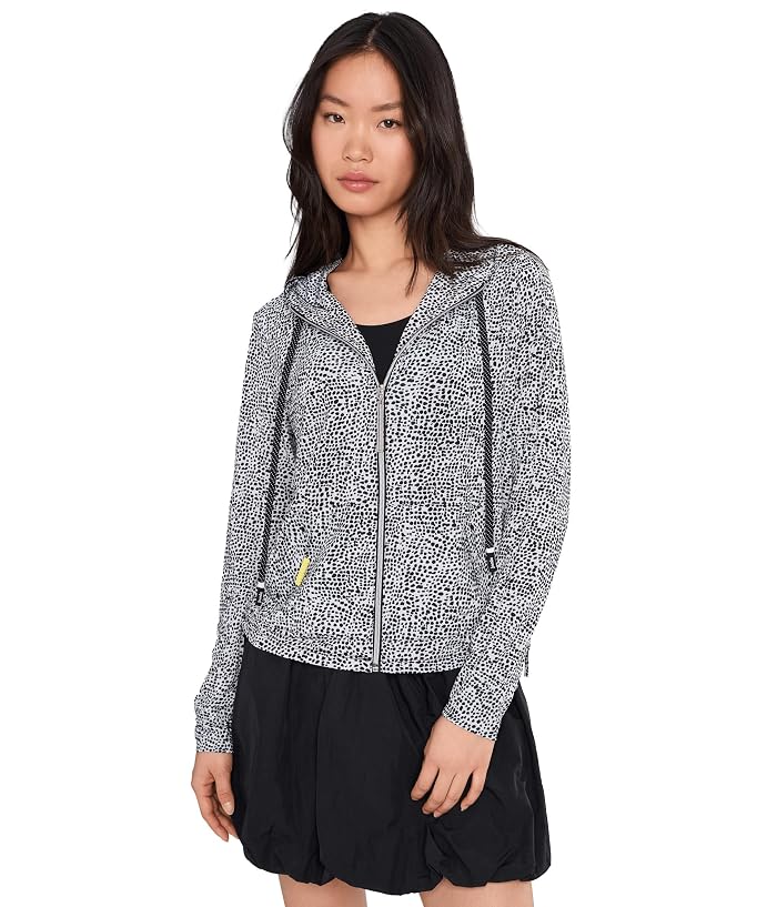 Jamie Sadock Ocelot Front Zip Hoodie