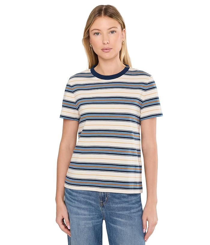 Madewell Stripe Perfect Crew Neck Tee