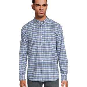 Vineyard Vines Faraway Plaid Performance Cotton Shirt