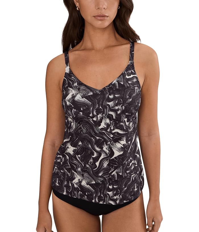 Nike Expressive Brushstrokes V-neck Tankini