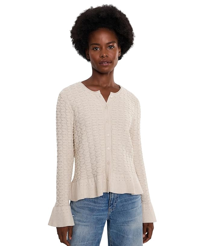 NIC+ZOE Frill Textured Cardigan