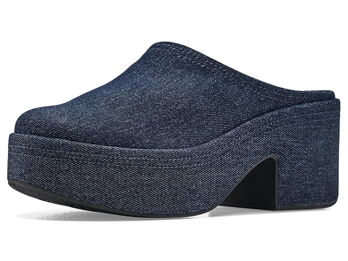 FitFlop Platfforms Denim Heeled Mules
