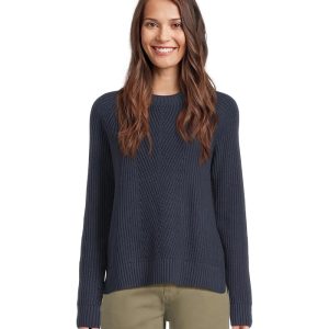 L.L.Bean Mariner Shaker Mixed-Stitch Sweater Crewneck