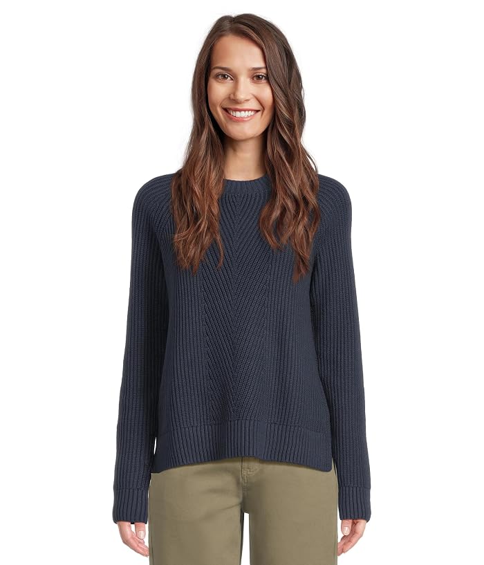 L.L.Bean Mariner Shaker Mixed-Stitch Sweater Crewneck