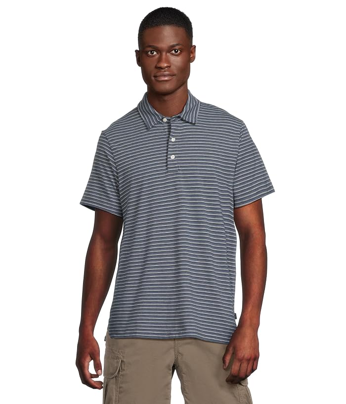 L.L.Bean Comfort Stretch Performance Pima Polo Short-sleeve Stripe
