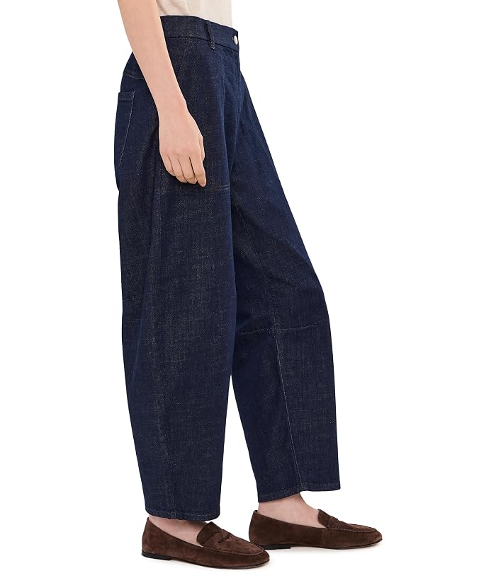 Eileen Fisher Cotton Stretch Denim Ankle Arch Pants - Image 3