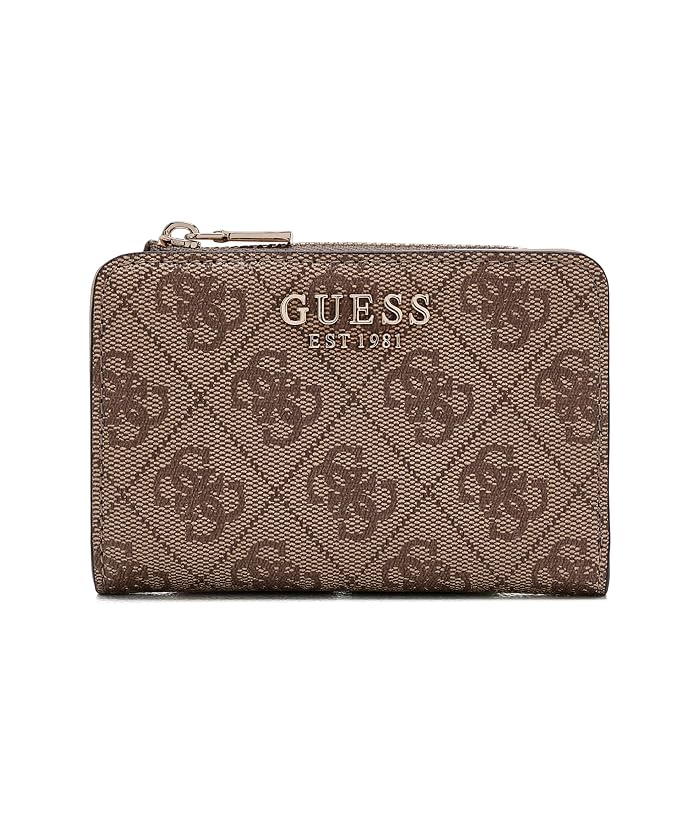 GUESS Yvonne Logo Zip Around Card Case Wallet