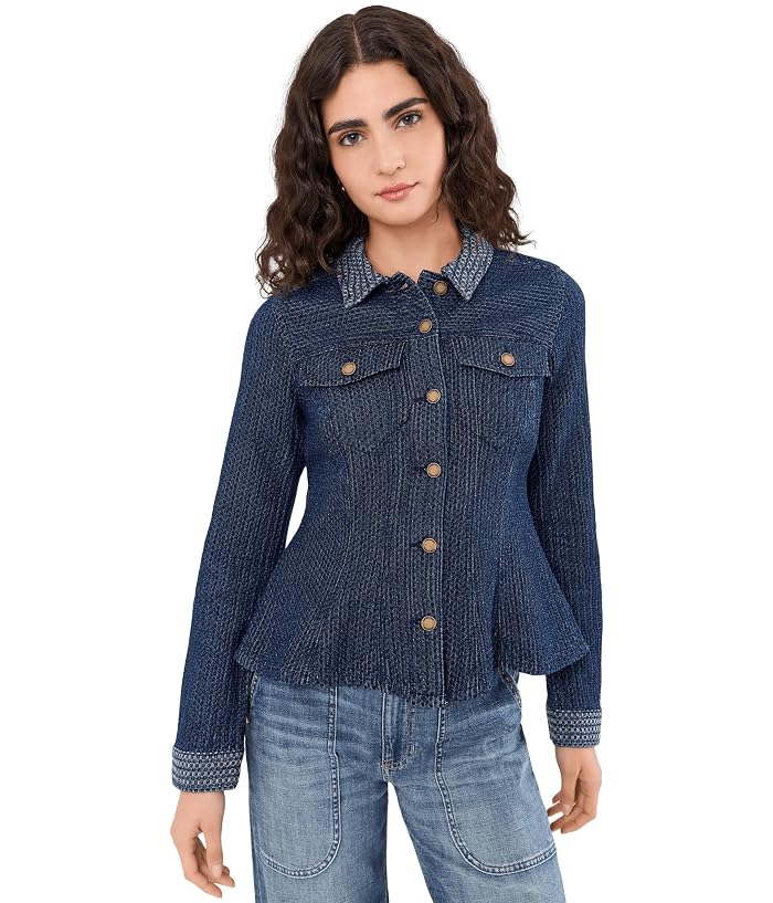 Liverpool Los Angeles Fit and Flare Stretch Denim Trucker Jacket