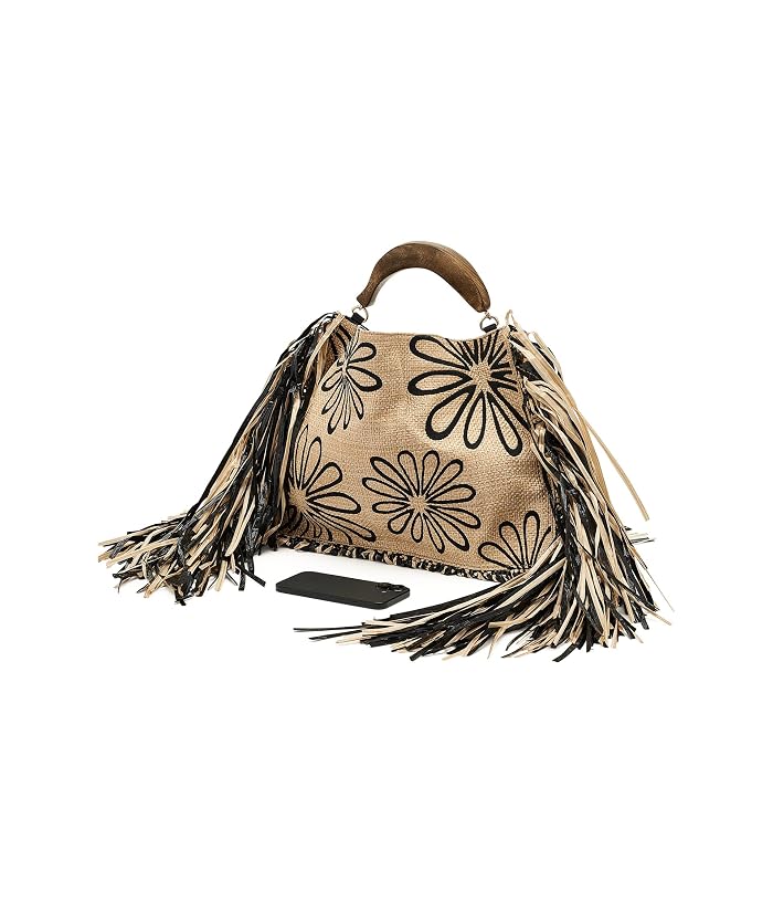 FARM Rio Fringed Raffia Mini Bag - Image 3