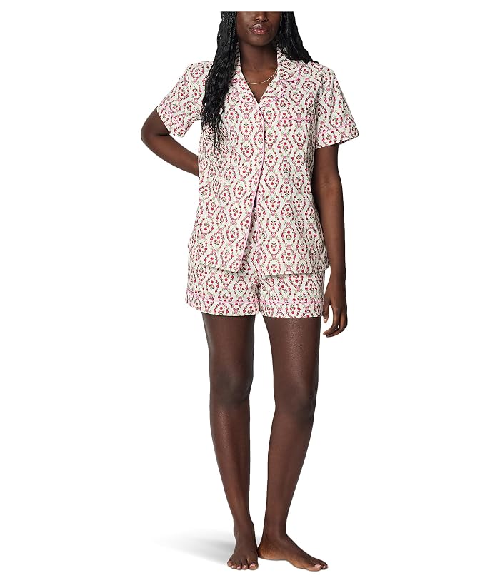 Bedhead PJs Short Sleeve Shorty Cotton Poplin Pajama Set
