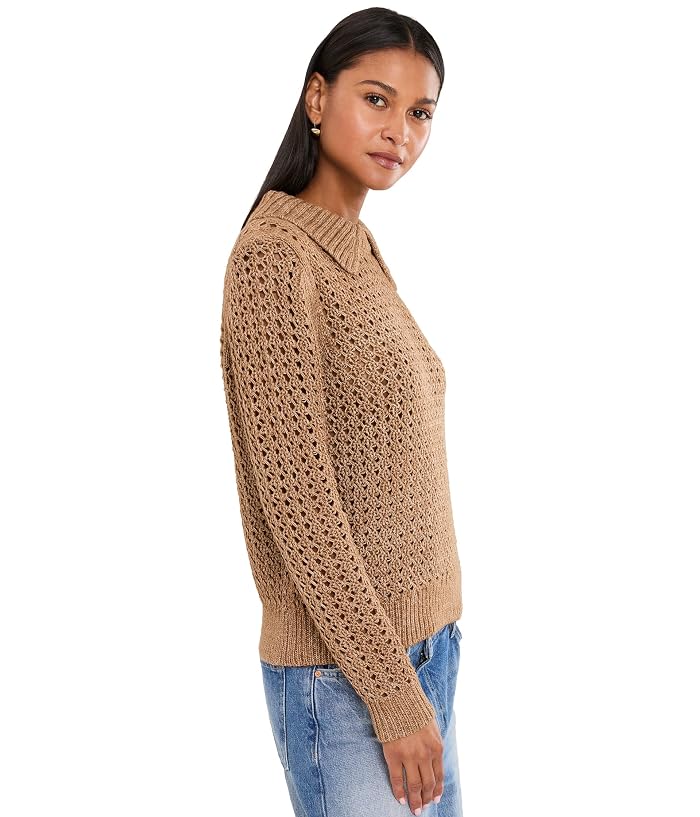 Lilla P Textured Polo Sweater - Image 3