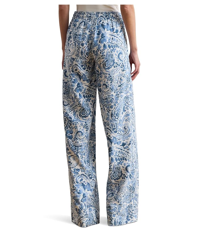 Lauren Ralph Lauren Paisley Linen Wide-Leg Pants - Image 3