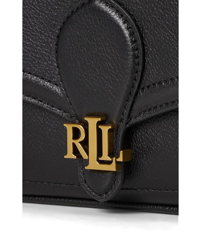 Lauren Ralph Lauren Pebbled Leather Bradley Crossbody Wallet - Image 4