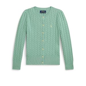Polo Ralph Lauren Kids Cable Knit Cotton Cardigan (Toddler/Little Kid)