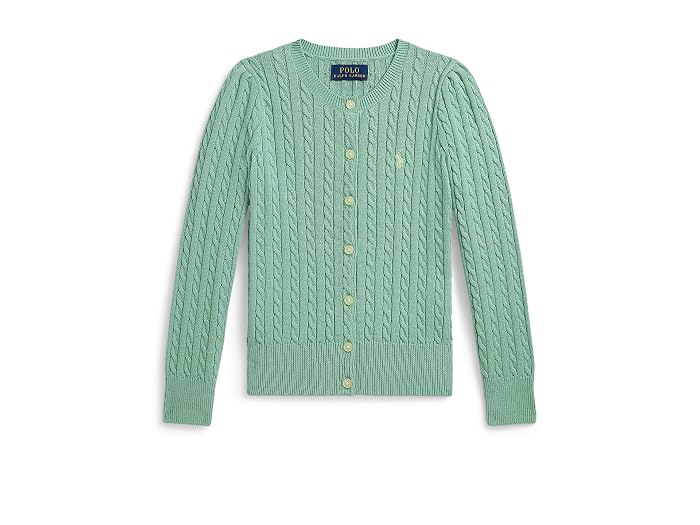 Polo Ralph Lauren Kids Cable Knit Cotton Cardigan (Toddler/Little Kid)