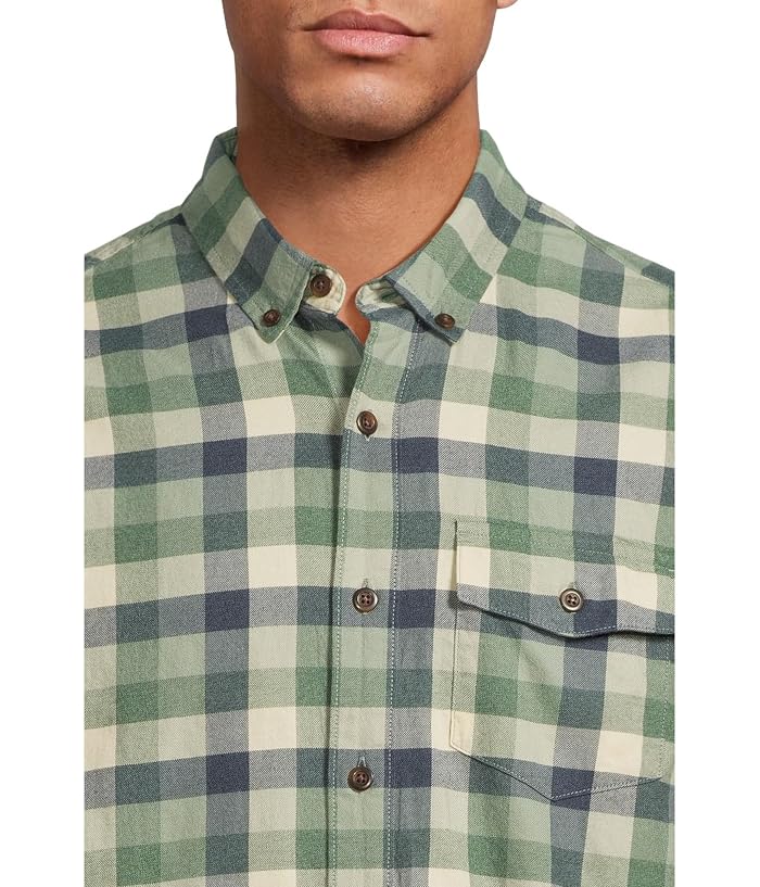 L.L.Bean Brushed Jaspé Twill Shirt Plaid Traditional Untucked Fit - Image 4