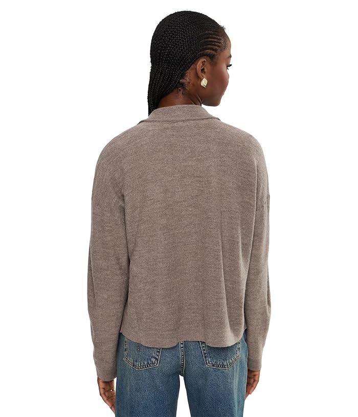 Eileen Fisher Fine Felted Wool Notch Collar Cardigan - Image 4
