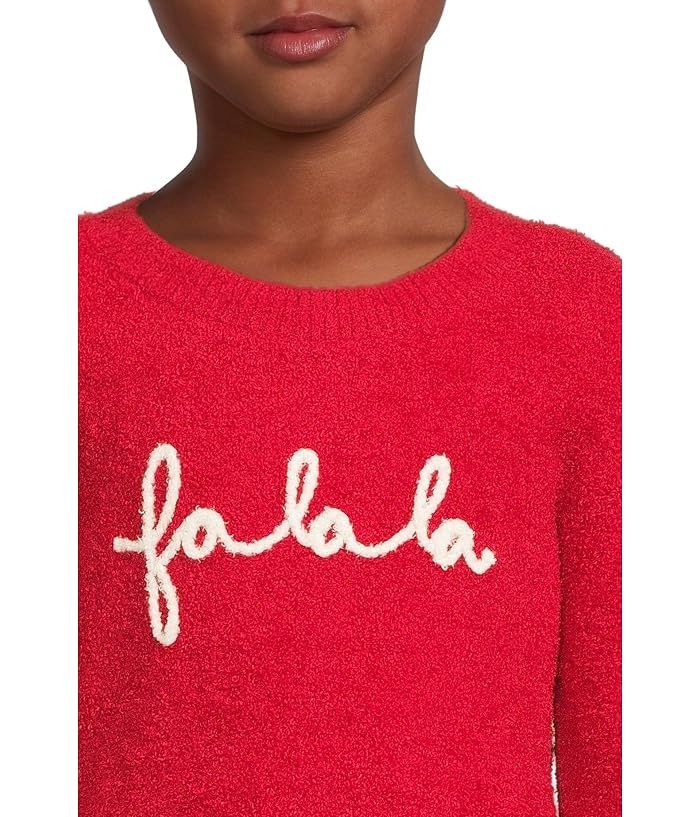Barefoot Dreams Kids CozyChic Lite® Fa La La Pullover(Toddler) - Image 3