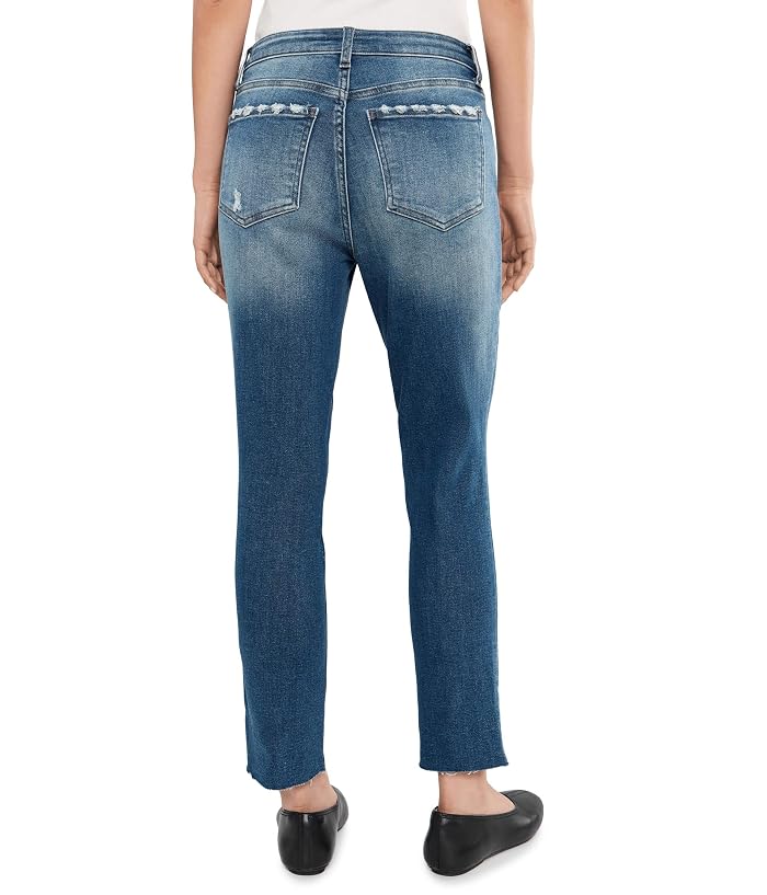 KUT from the Kloth Reese High Rise Fab Ab Straight Leg In Relieve - Image 4