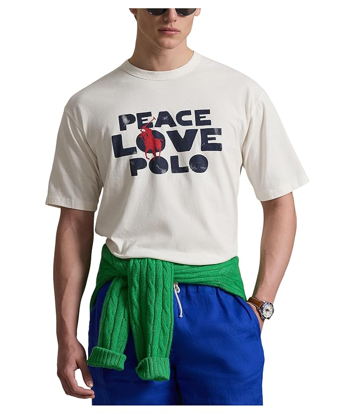 Polo Ralph Lauren Classic Fit Peace Love Polo T-Shirt
