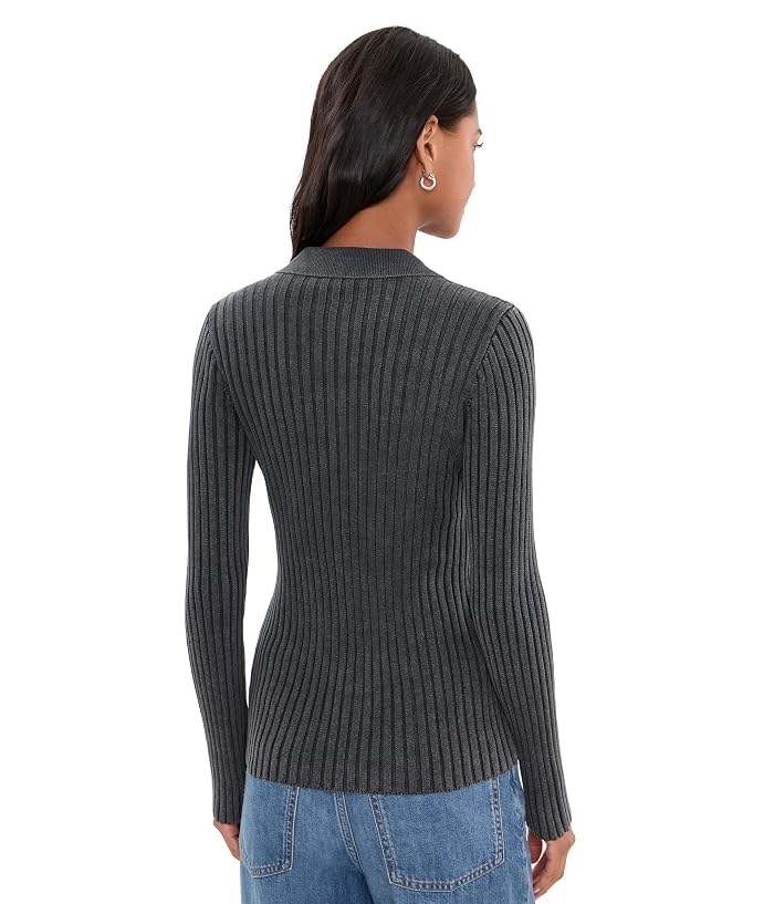 Faherty Sunwashed Cotton Ribbed Cardigan - Image 3