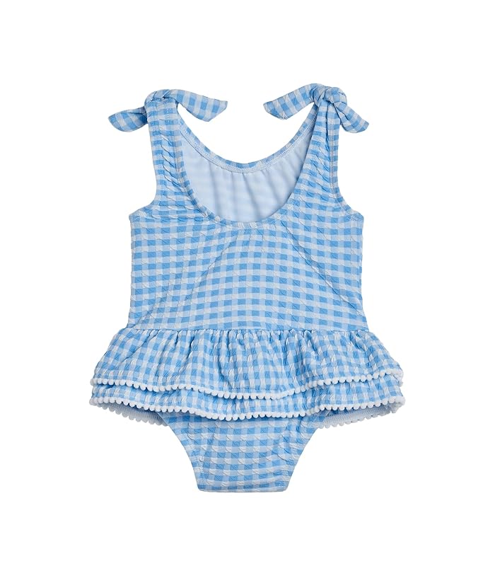 Snapper Rock Kids Seaside Gingham Skirt Swimsuit (Infant/Toddler/Little Kid) - Image 2