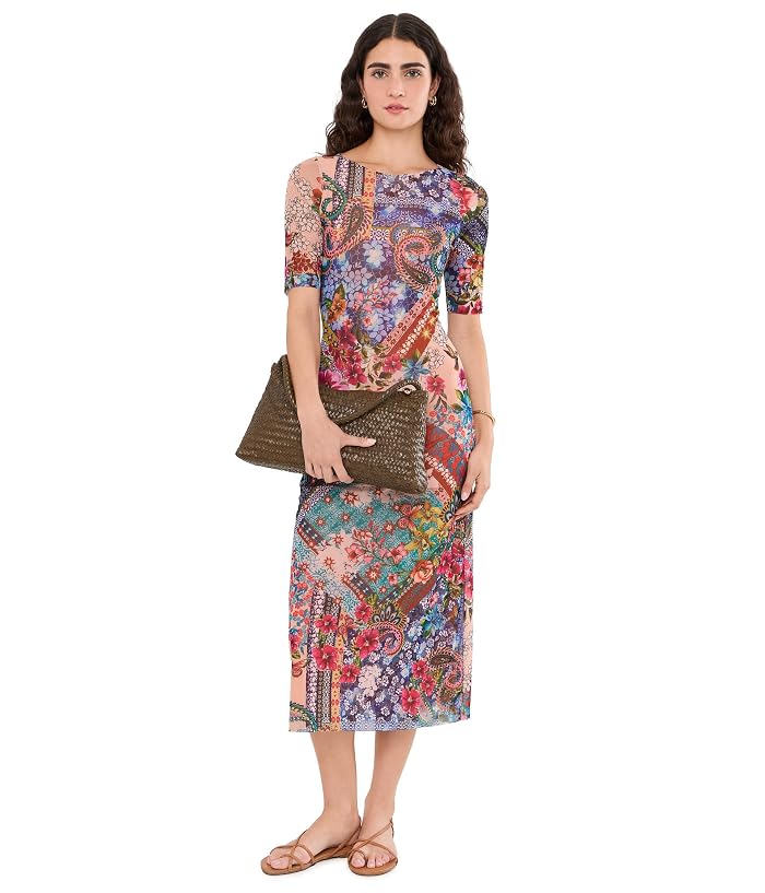 Johnny Was Astrid Mesh Midi Dress - Image 2