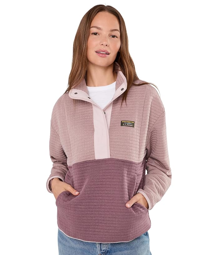 L.L.Bean Airlight Grid Pullover Color-Block