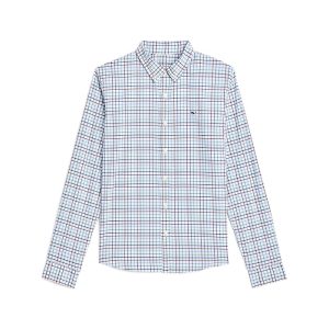 Vineyard Vines Kids Tattersall Performance Cotton Shirt (Toddler/Little Kid/Big Kid)