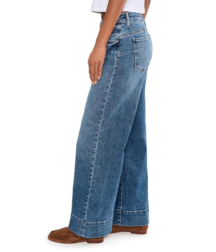 KUT from the Kloth Maya High-Rise Fab Ab Wide Legs Regular Hem in Amuse - Image 3