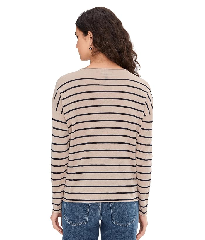 Eileen Fisher Organic Linen Cotton Jewel Neck Sweater - Image 4