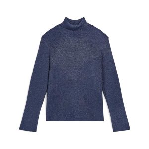 Hatley Kids Patriot Blue Glitter Turtleneck (Toddler/Little Kid/Big Kid)