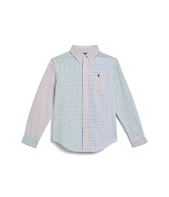 Polo Ralph Lauren Kids Tattersall Cotton Oxford Fun Shirt (Big Kid)