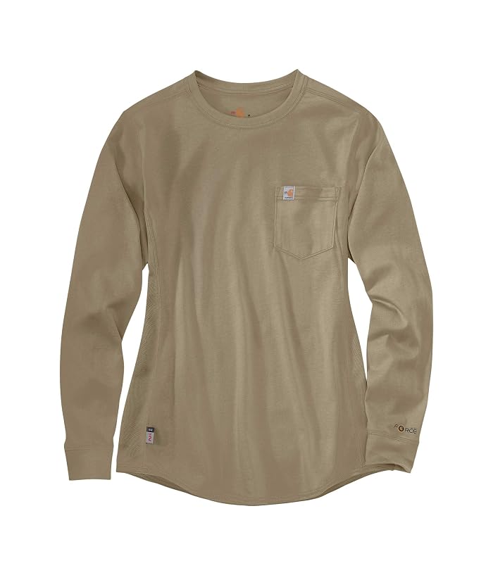 Carhartt Flame-Resistant Force® Cotton Long Sleeve Crew - Image 2