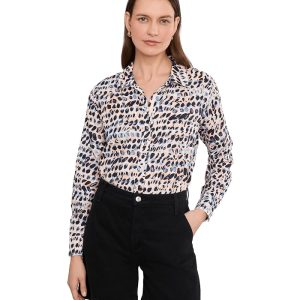 NIC+ZOE NZ by NIC+ZOE Spotted Core Cotton Shirt