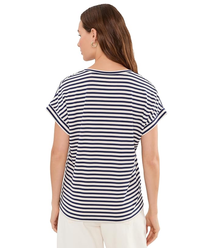 Tommy Bahama Kauai Stripe V-Neck Short Sleeve Tee - Image 4