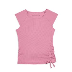 abercrombie kids Asymmetric Ruched Tee (Big Kids)