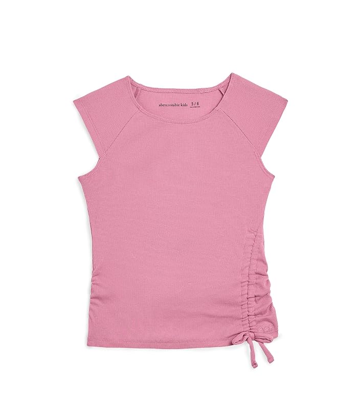 abercrombie kids Asymmetric Ruched Tee (Big Kids)