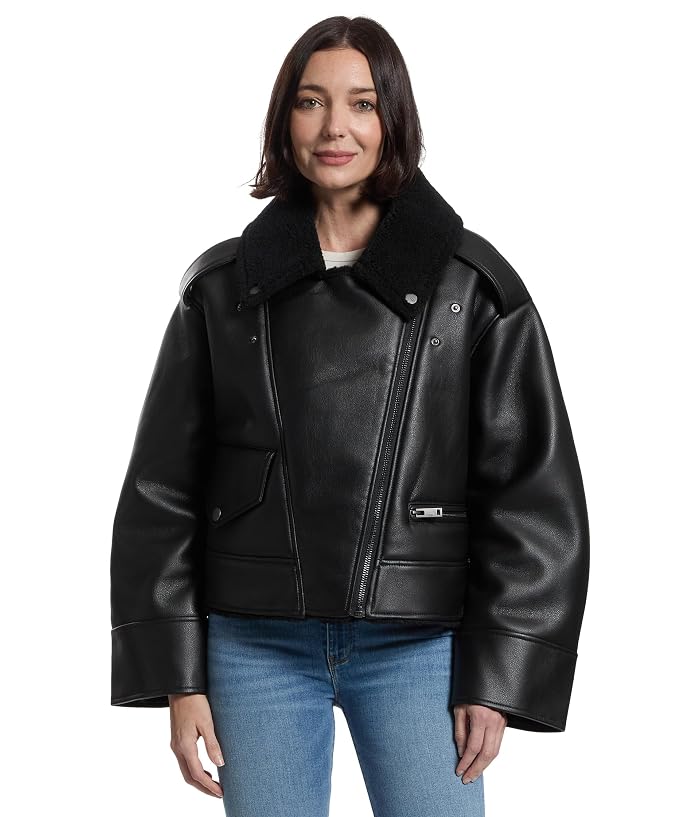 UGG Finnian Luxefluff Moto Jacket