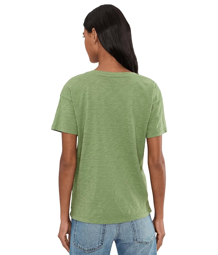 Mod-o-doc Short Sleeve V-Neck Boxy Tee - Image 4