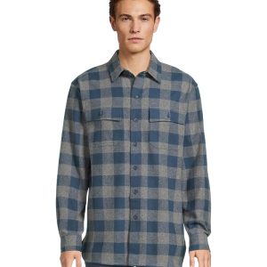 L.L.Bean Chamois Shirt Traditional Fit Plaid