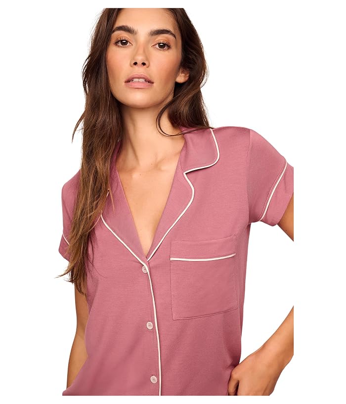 Eberjey Gisele TENCEL Modal Shortie Short PJ Set - Image 3