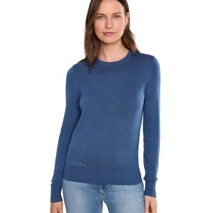 Lauren Ralph Lauren Embroidered-Logo Cotton-Modal Sweater