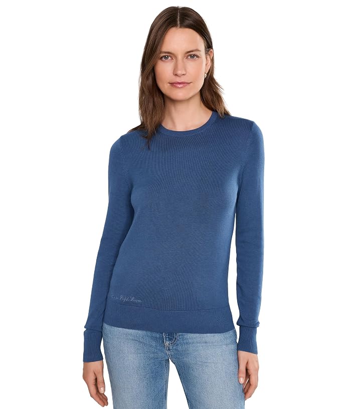 Lauren Ralph Lauren Embroidered-Logo Cotton-Modal Sweater