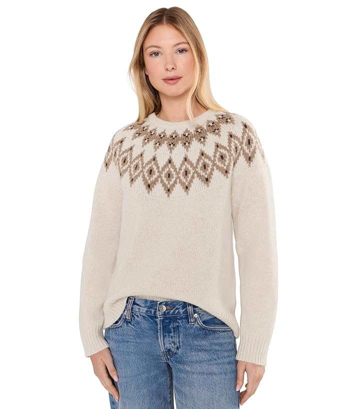L.L.Bean Classic Ragg Wool Crew Neck Fair Isle Sweater